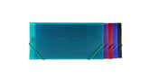 CARPETA GOMAS RECIBO PP SUPRA COLORES SURTIDOS | 10 UNIDADES | (FRAGA)